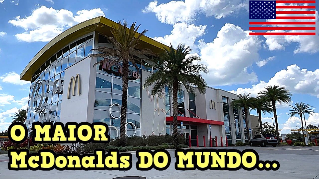FOMOS NO MAIOR MC DONALDS DO MUNDO, TEM ATÉ MACARRÃO PARA VENDER NESTA LOJA