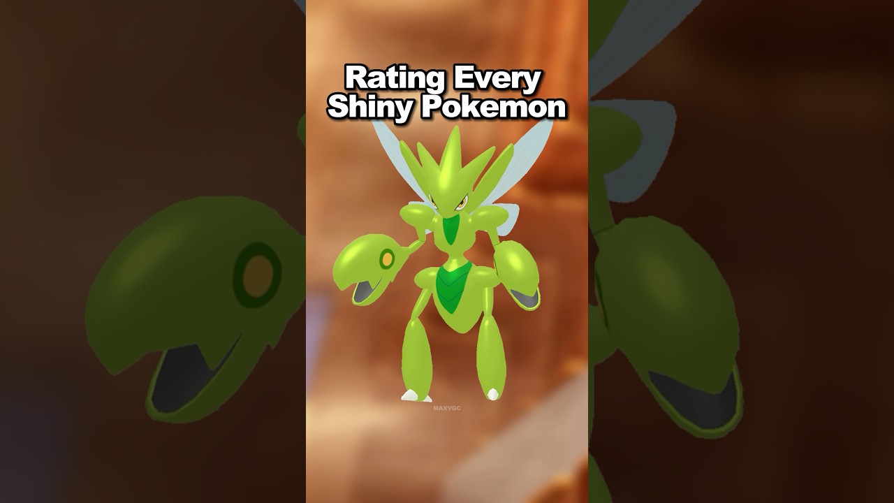 SHINY Scizor Rating Every Shiny Pokemon #pokemon #shinypokemon