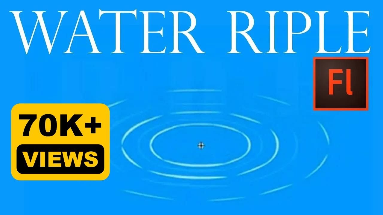 Flash Animation Tutorial - Animate Water Ripple with Flash