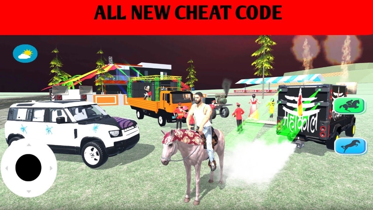 🤑 ALL NEW CHEAT CODE 💥new update |All Indian vehicle|Dj pickup truck 😱🤩#indian #games