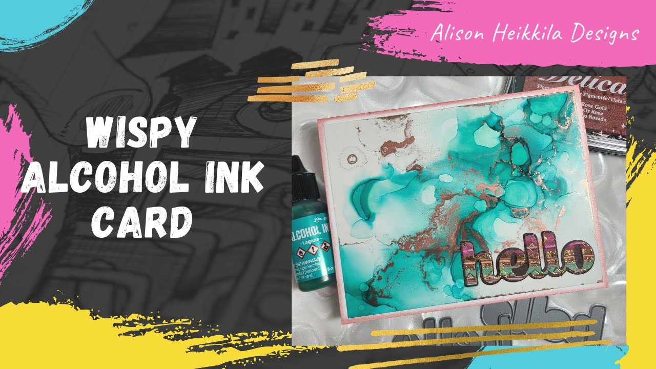 Wispy Alcohol Ink