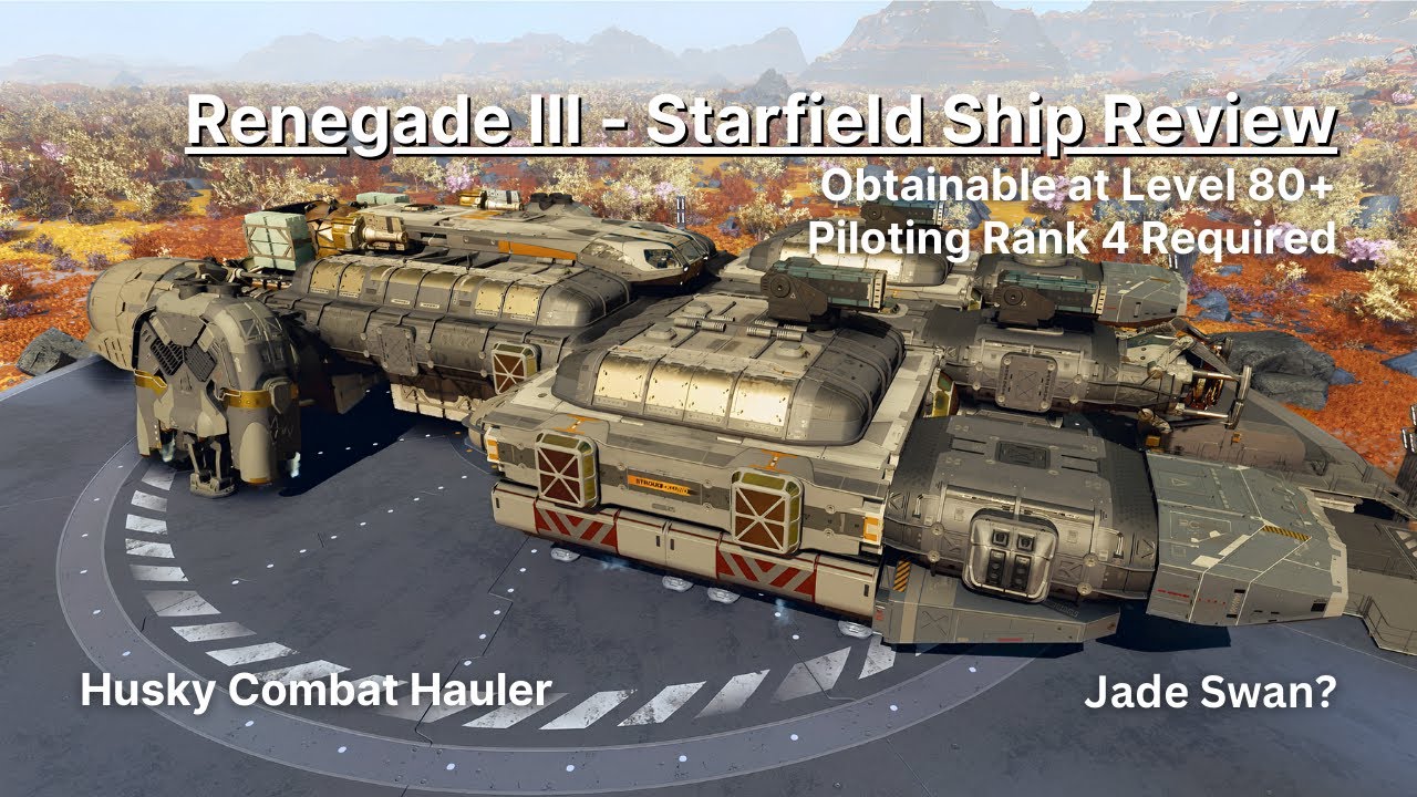 Renegade III - Exterior, Interior and Potential Upgrades - Starfield Ship Review