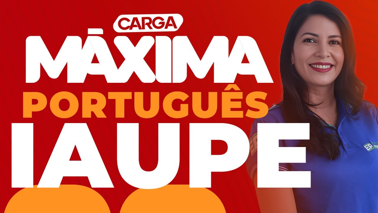 CONCURSO LIMOEIRO-PE: RESOLUÇÃO DE QUESTÕES DE PORTUGUÊS IAUPE com LETÍCIA SILVA