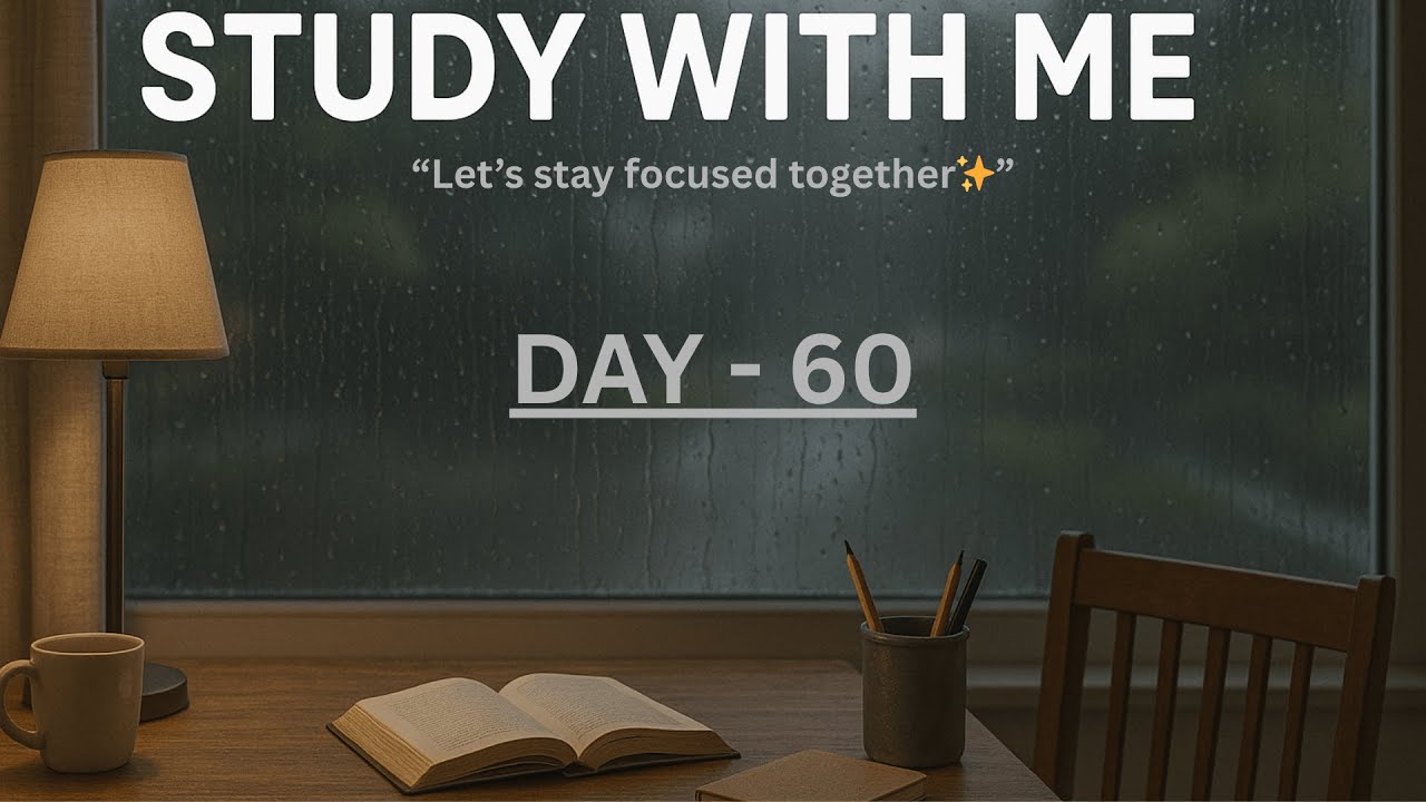 📚 Study With Me | CA Final Preparation (Day 60) | Pomodoro Timer ⏱ #studywithme  #pomodoro
