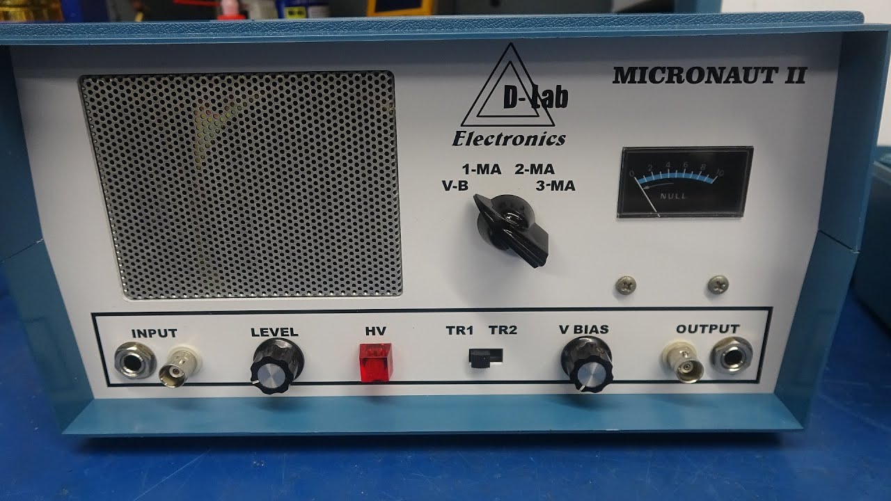 New project D-Lab Micronaut II preamp tube microphonic analyzer Update audio testing design results