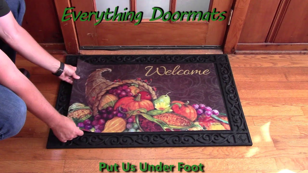 Thanksgiving Harvest MatMates Doormat - 18 x 30