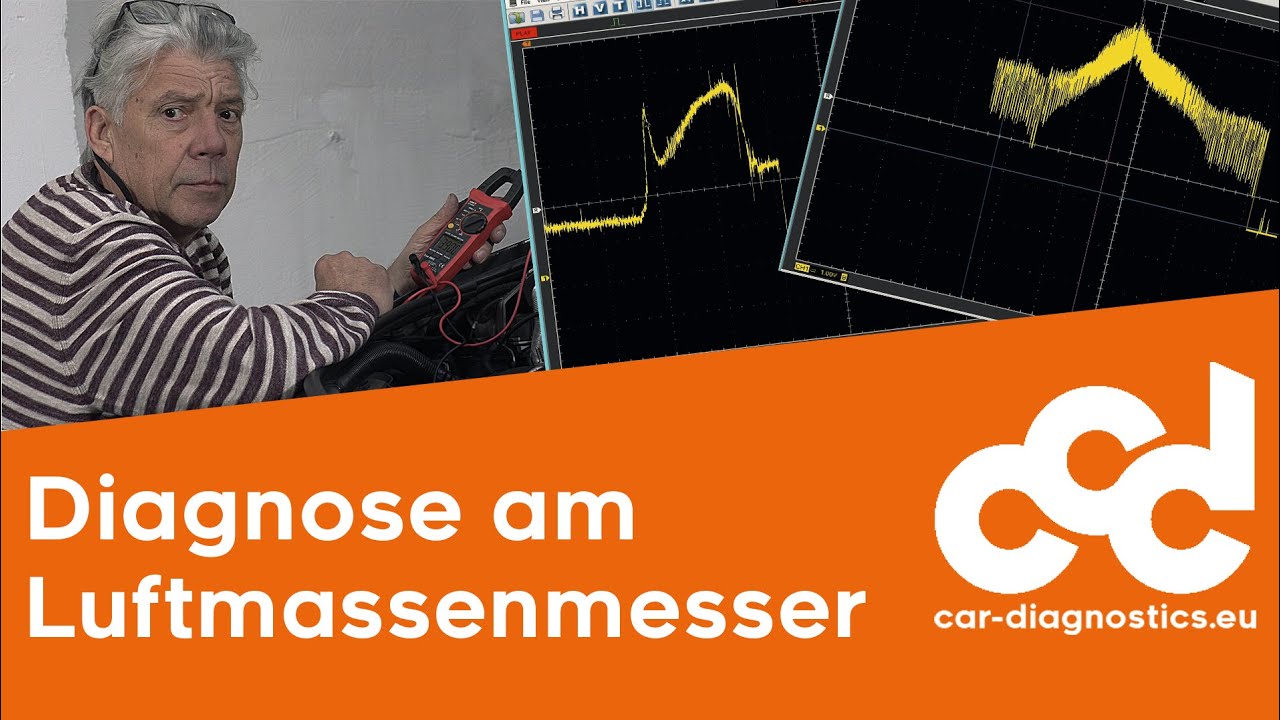 Diagnose an Luftmassenmessern von Hitachi und  Bosch