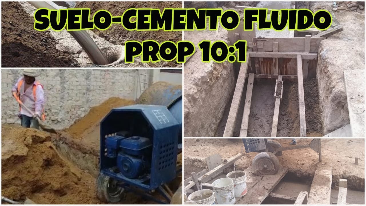 OBRA NEGRA: CIMIENTO A BASE DE SUELO-CEMENTO FLUIDO|| ¿REALMENTE FUNCIONA?
