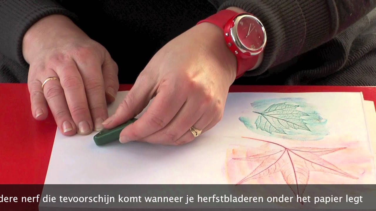 Te Gekke creatie met bladeren