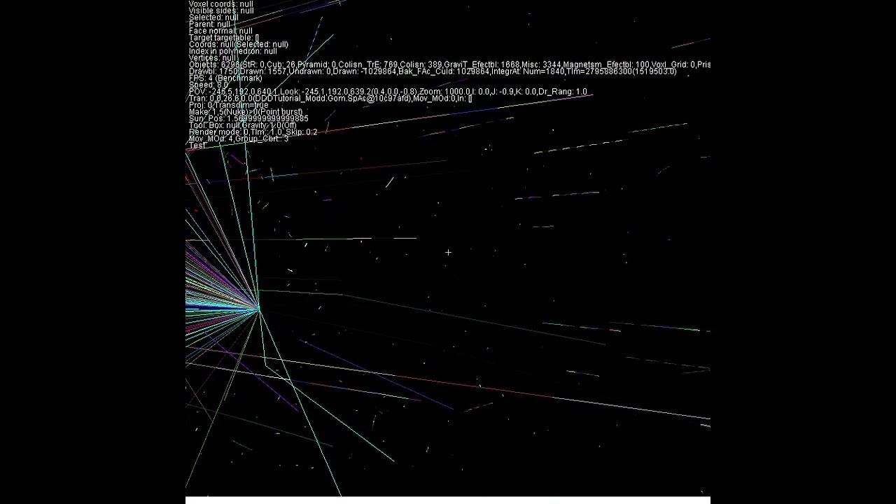 How streaker bursts interact w/ code error, that considers unfilled location memory to be origin
