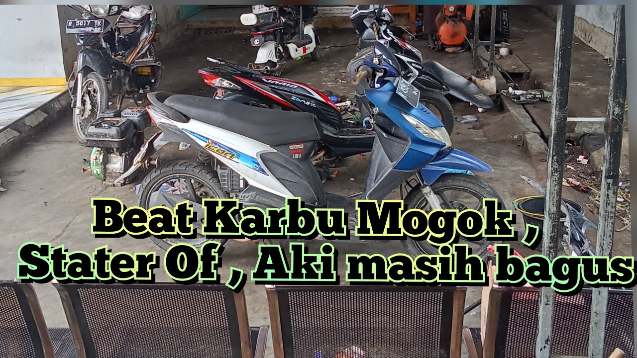 Cek Penyebab mogok dan tidak bisa di stater dan engkol beat karbu...
