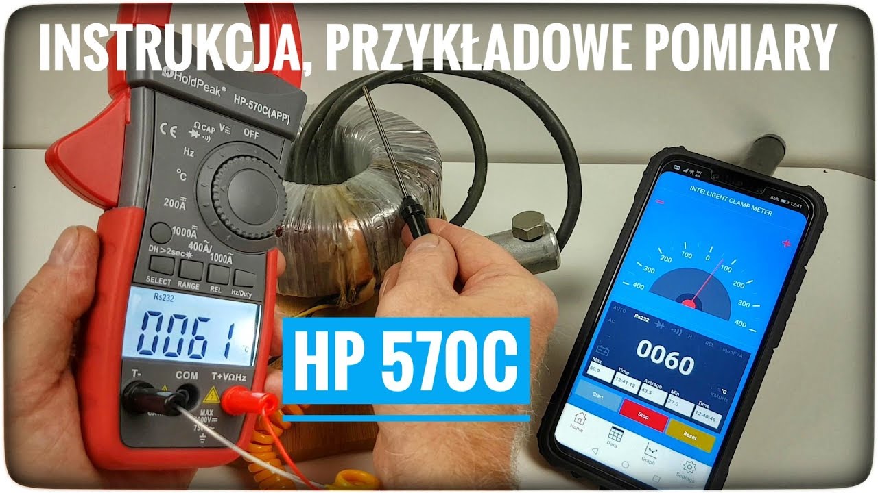 Instrukcja obsługi multimetru w praktyce. HP-570C APP