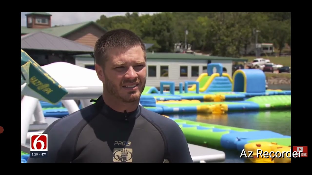 Assistant Chief of Police Dexter Scott showing how he retalites