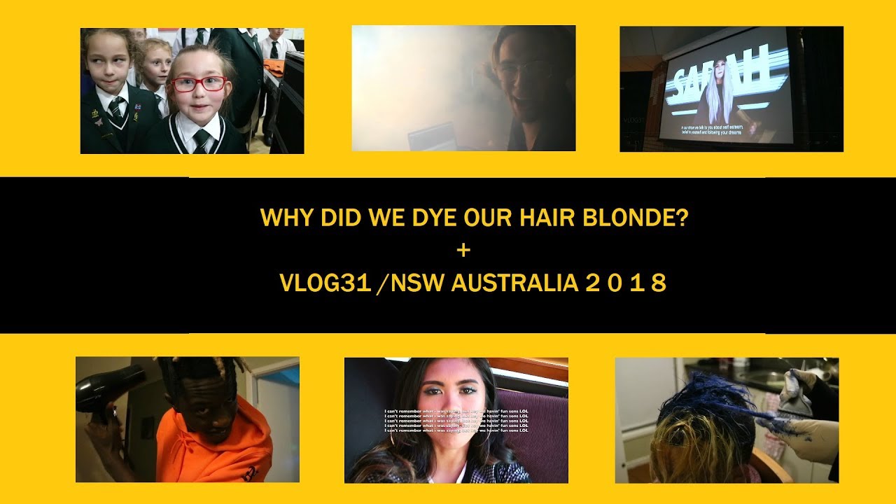 Everybody's gotta go BLONDE and BLUE - Travel Vlog #31 BASE NSW Australia