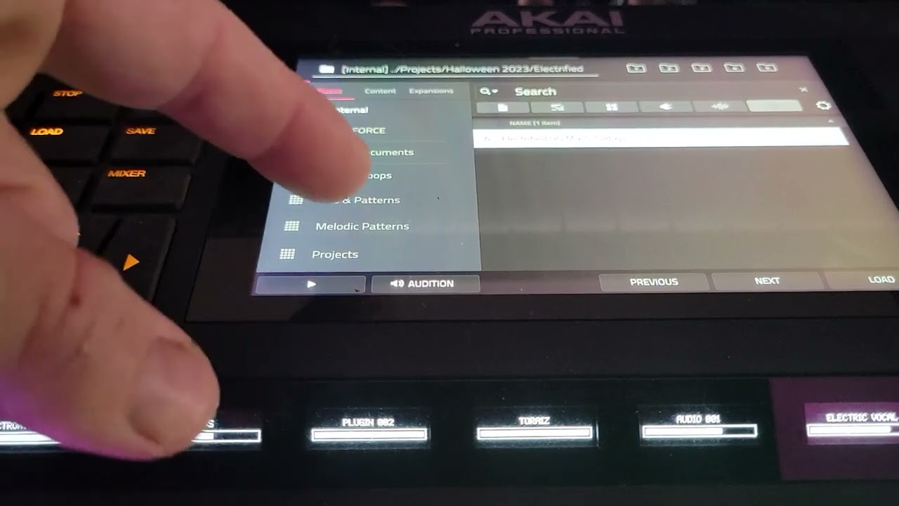 Akai Force How to Delete Files from Internal, Save to Installed SSD HD
