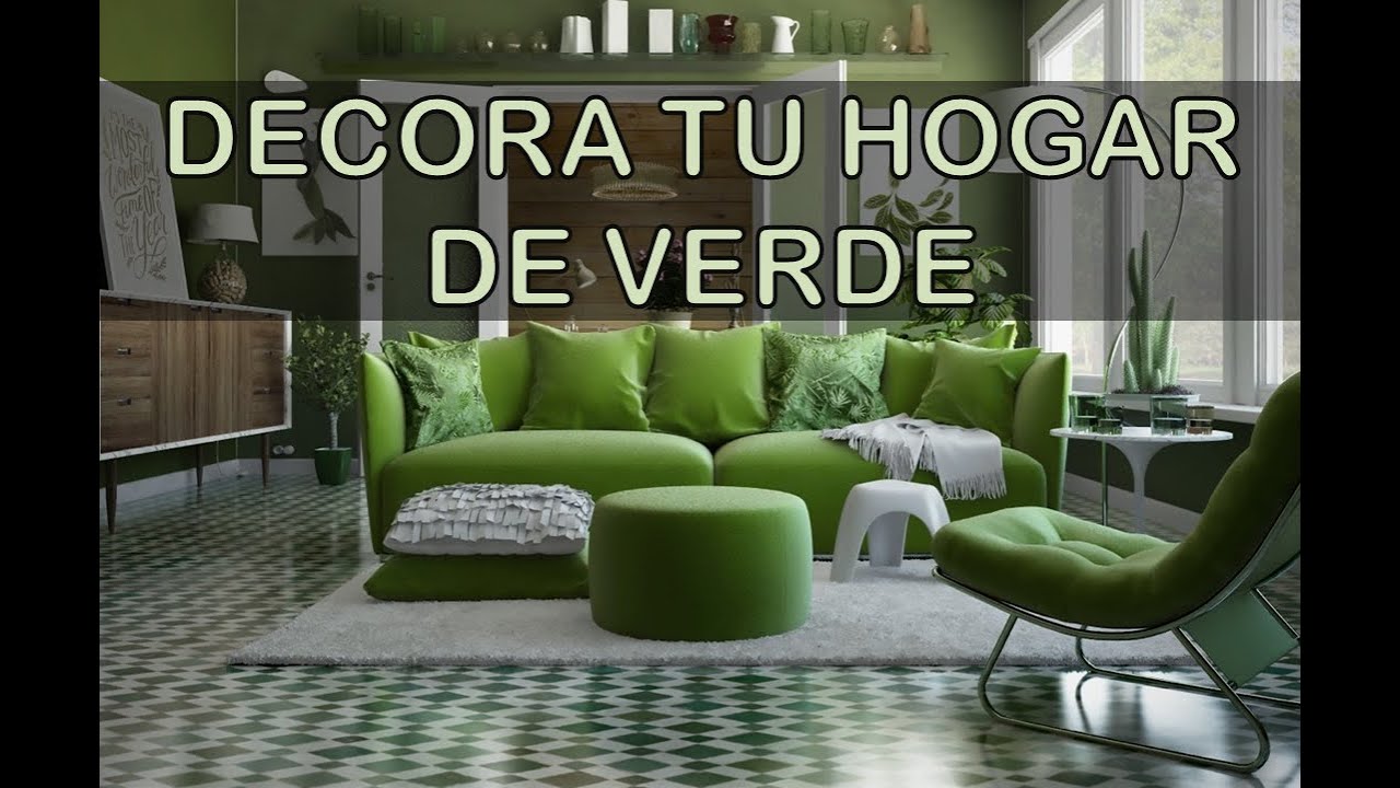 Ideas para decorar con el color verde