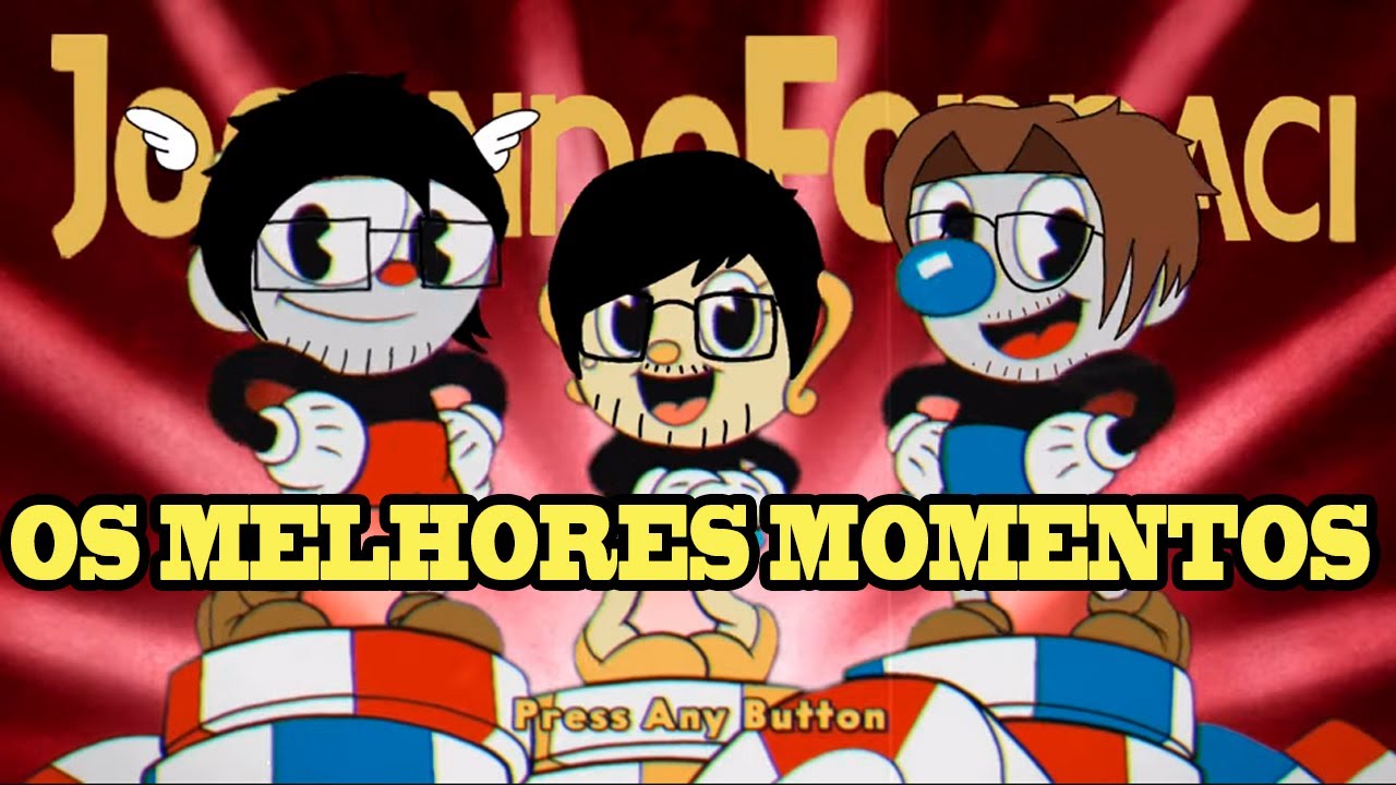 OS MELHORES MOMENTOS DE CUPHEAD NO @jogandofoddaci !!!! (PARTE 1/2)