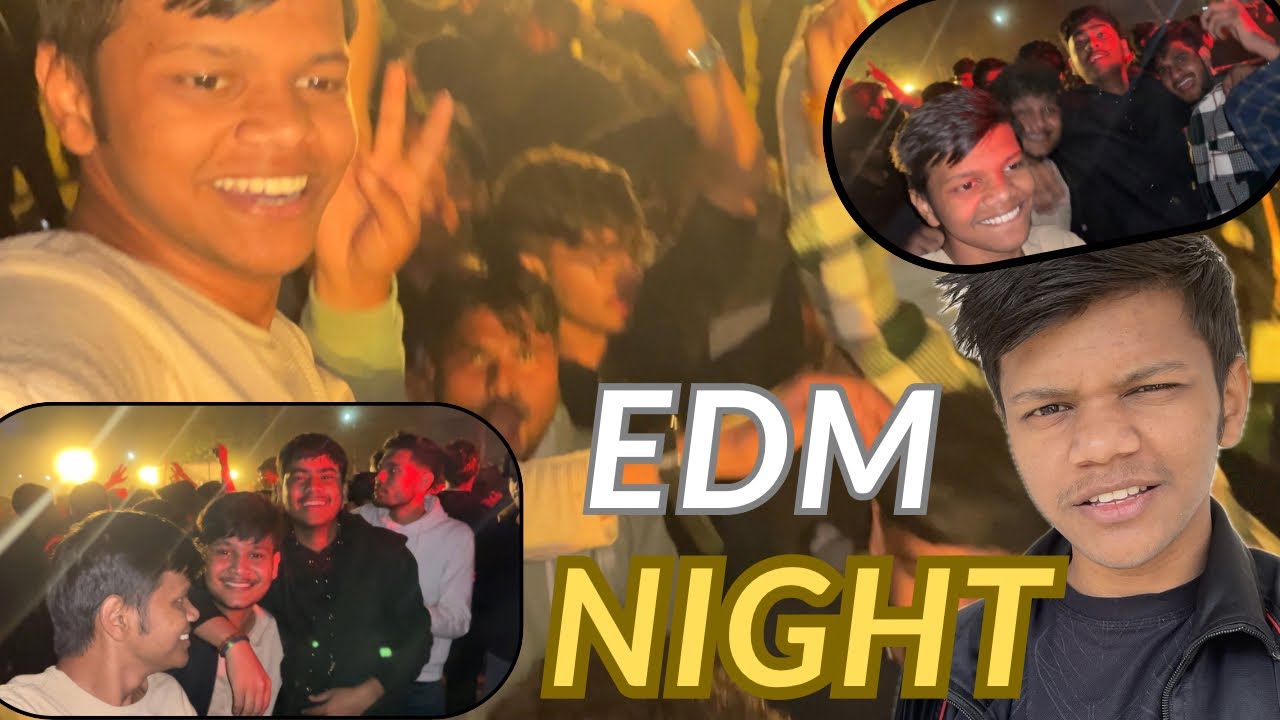 EDM NIGHT❤️ || Techshrijan’24|| #mmmut #college #gorakhpur