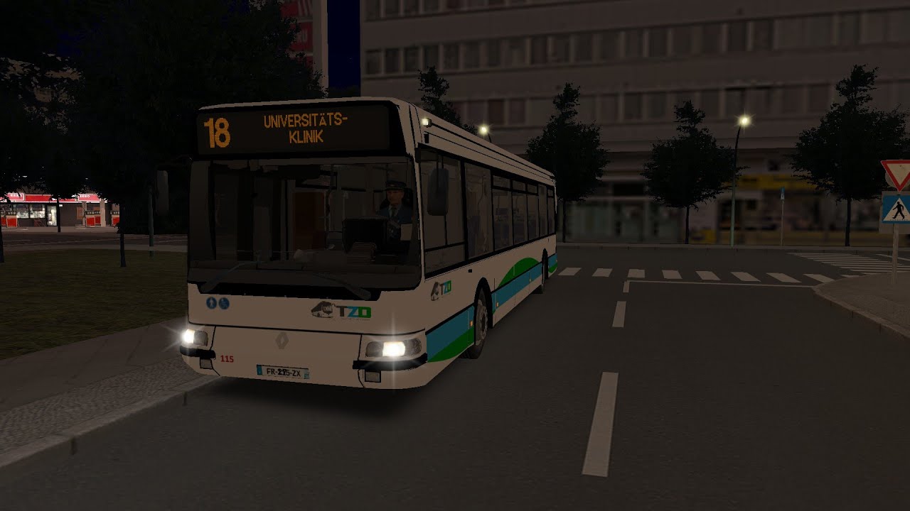 [Omsi 2] [TZD] Ligne 18 de Spitterberg en Renault Agora S€2