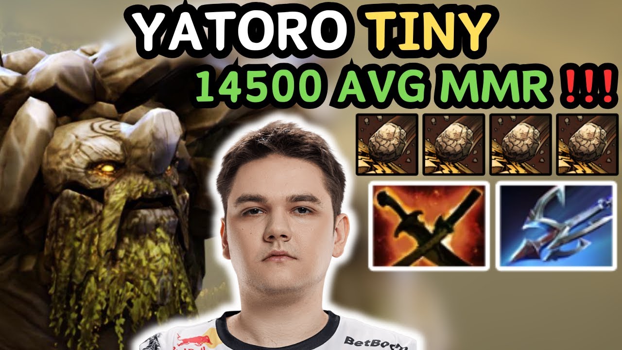 🔥 7.37e YATORO TINY Safelane Gameplay 🔥 High Damage Tiny Carry Meta - Dota 2