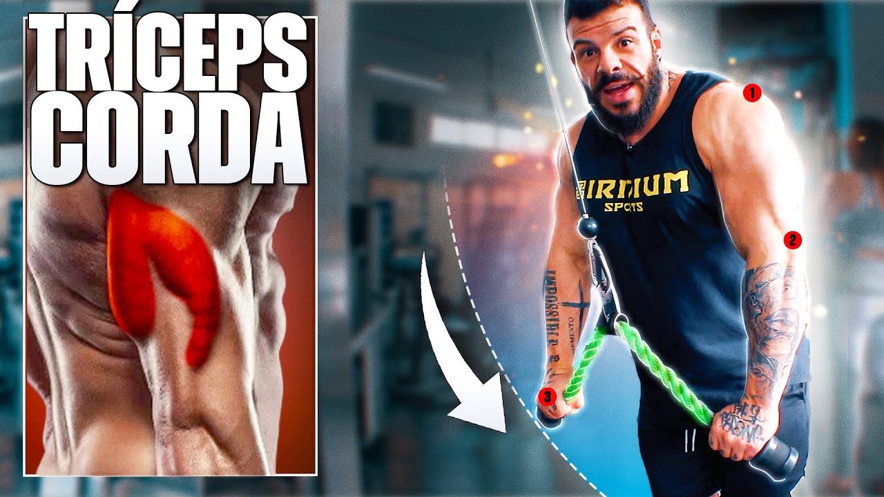 4 DICAS Para Construir Tríceps ENORMES com o TRÍCEPS CORDA