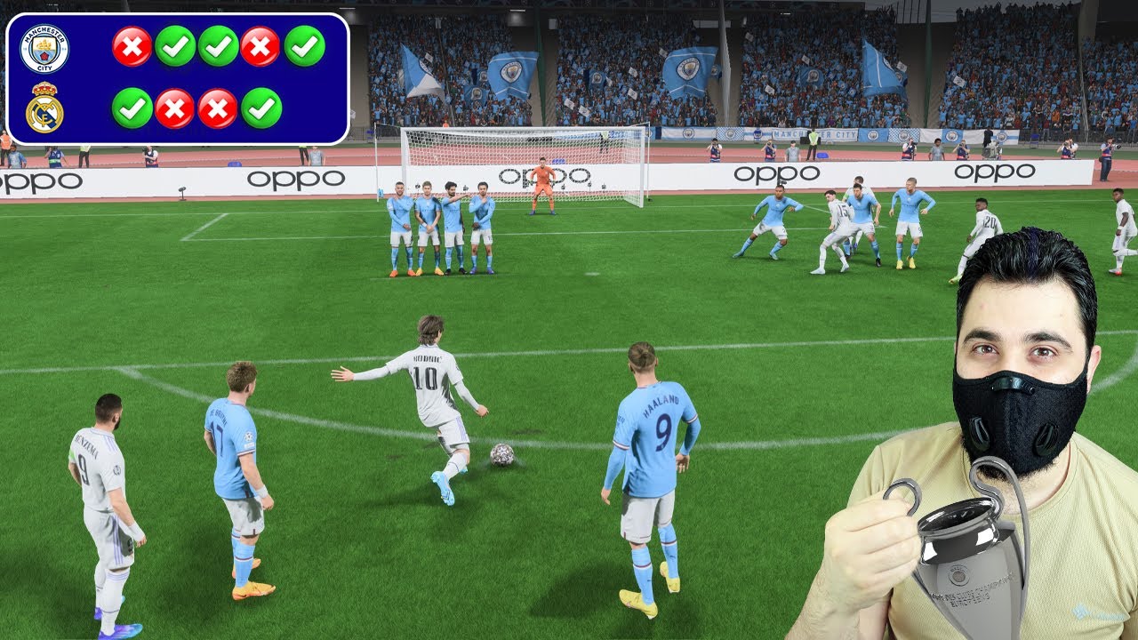 لعبت دوري الأبطال لكن بالضربات الحرة 🔥 FIFA 23