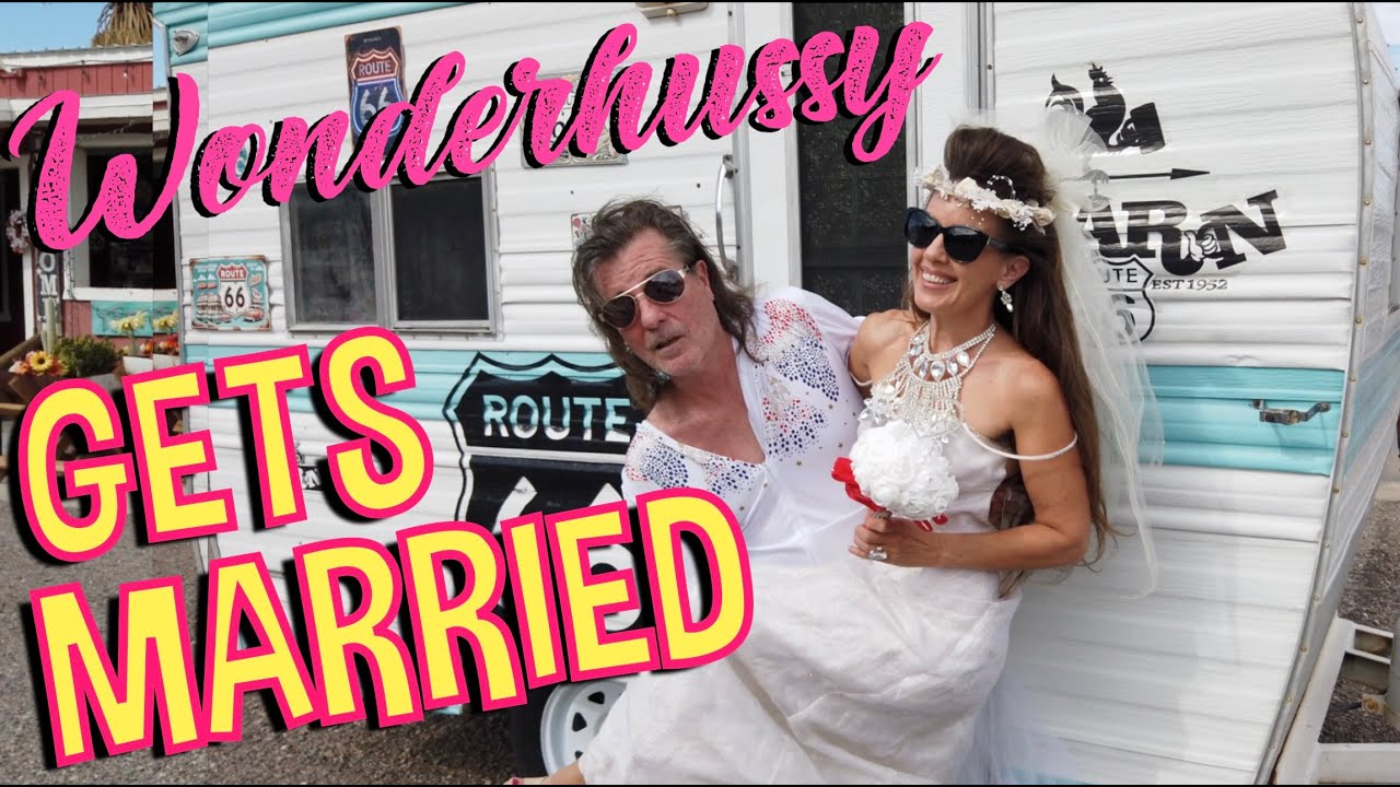 Wonderhussy Gets Married at the Barn Bar and Grill Wedding Chapel on Route 66 in Newberry Springs