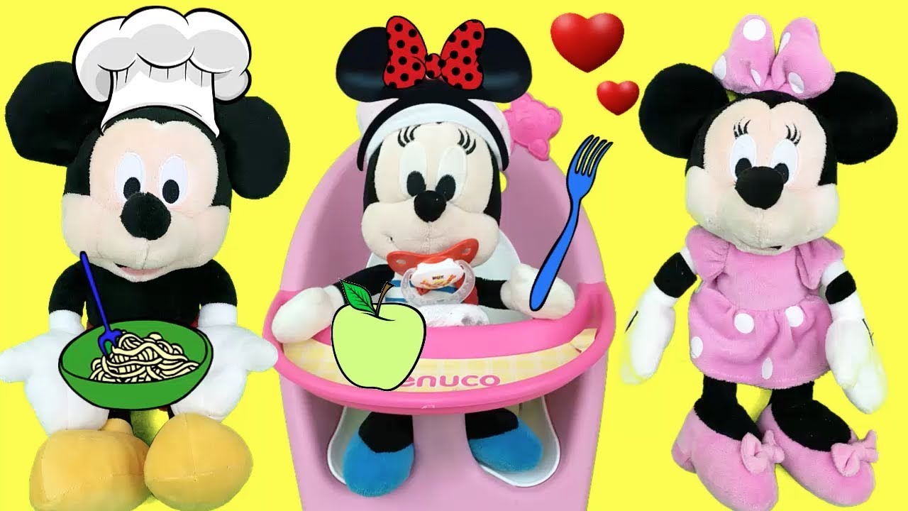 Mickey Mouse & Minnie Mouse en español: bebe come en casa de mikey. Episodio completo 2018