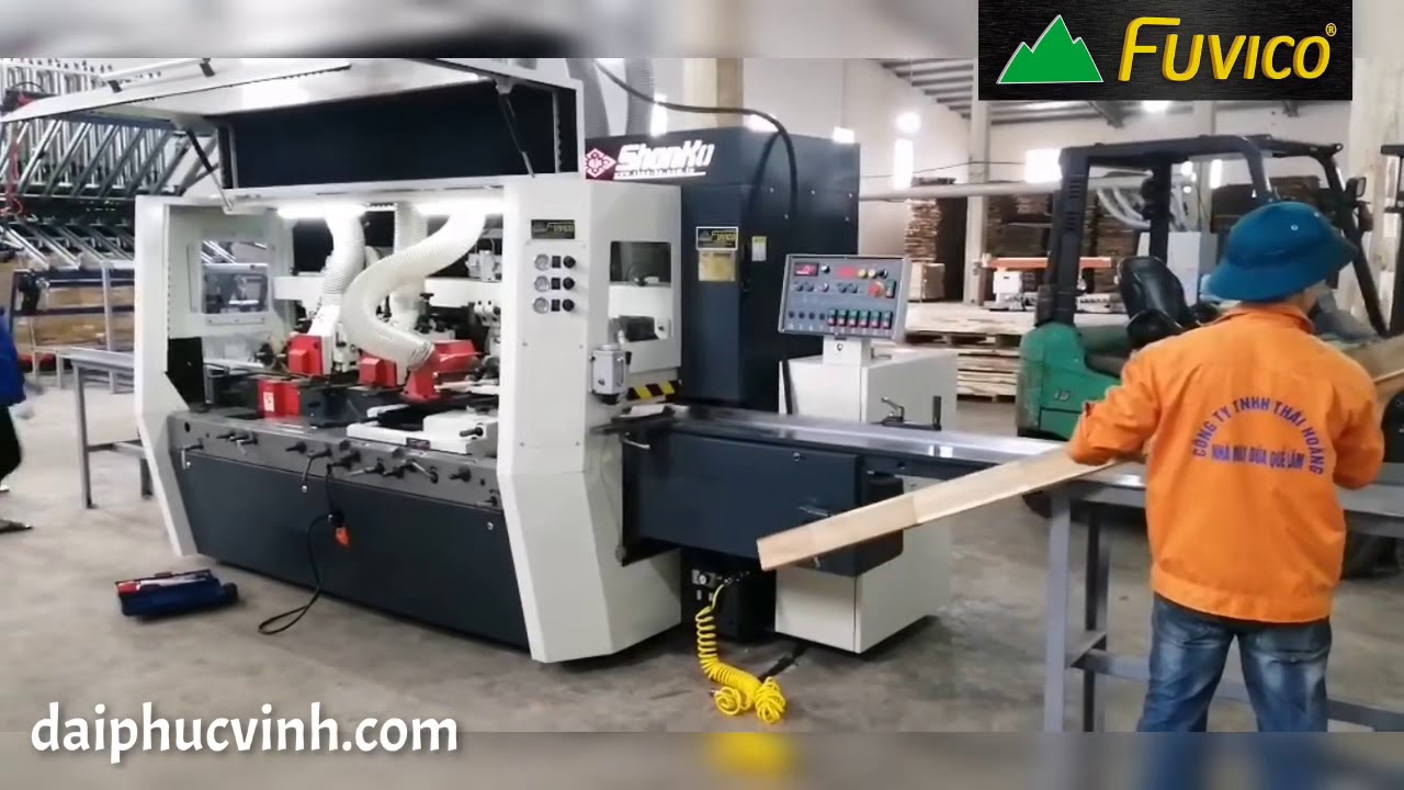 MÁY BÀO 4 MẶT 6 Trục cao tốc SHENKO Đài Loan SKG-623GH