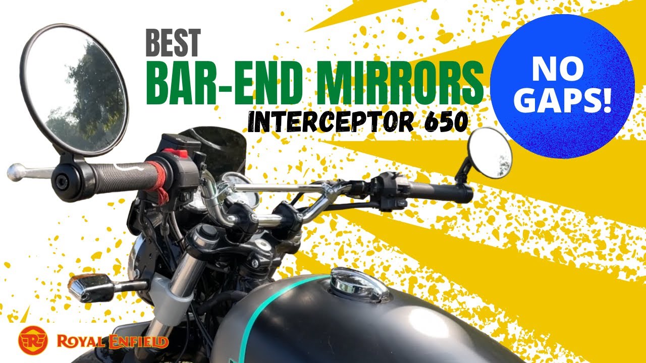 Jawa mirrors on Interceptor 650 with no gaps!