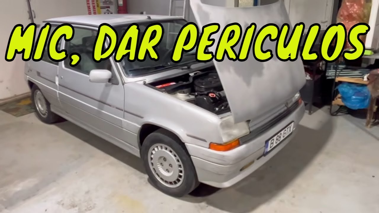 Renault 5 GTX mici reparații, motor curat și pauză de proiect