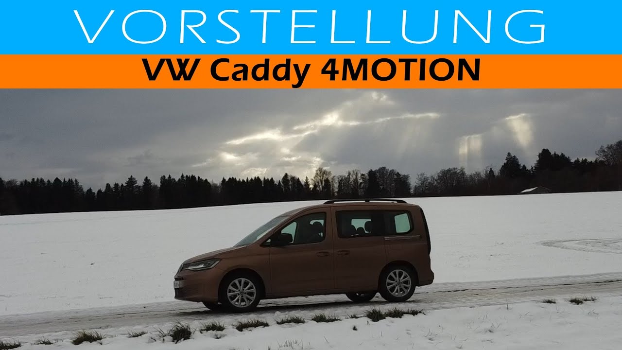 Test VW Caddy TDI 4MOTION auf Eis und Schnee - Review des VW Caddy mit Allradantrieb - Praxistest