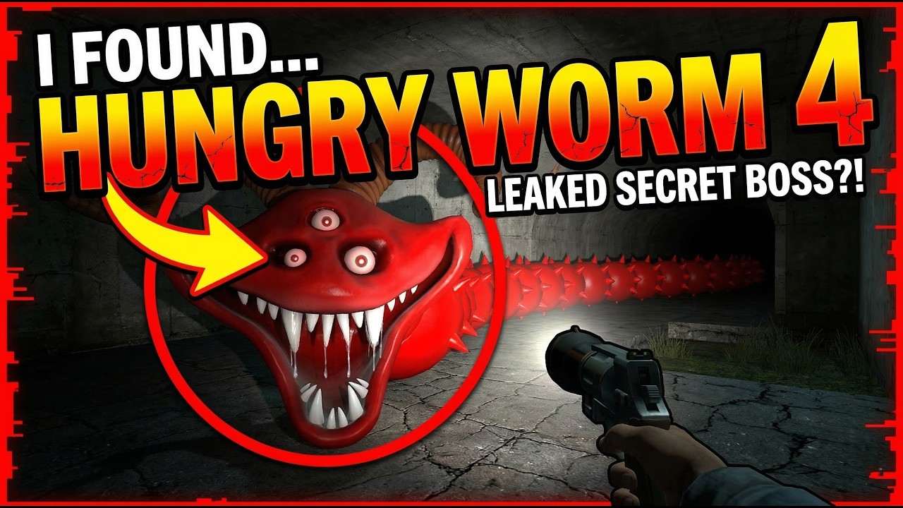 I FOUND HUNGRY WORM 4! (THE LEAKED SECRET BOSS IS REAL!)