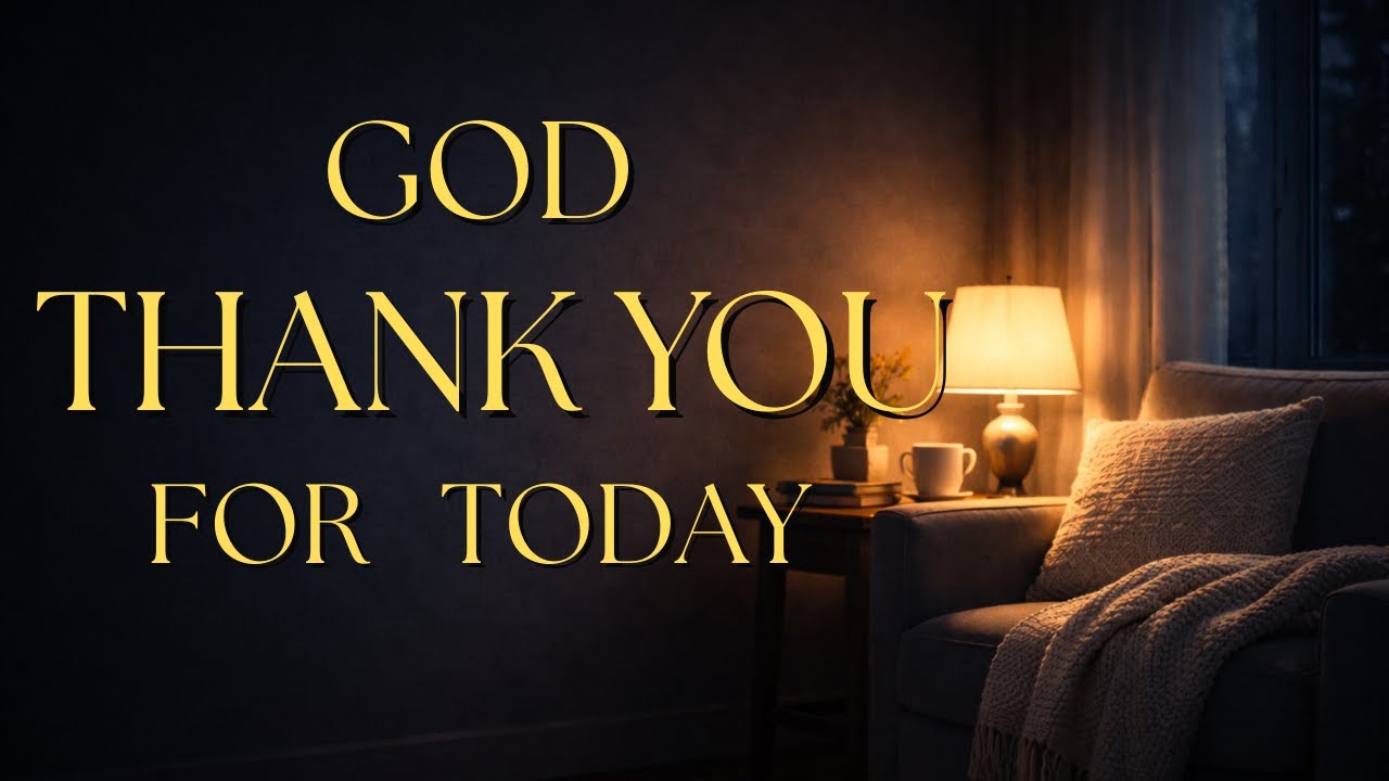 Thank You God For Today: A Prayer of Peace & Gratitude