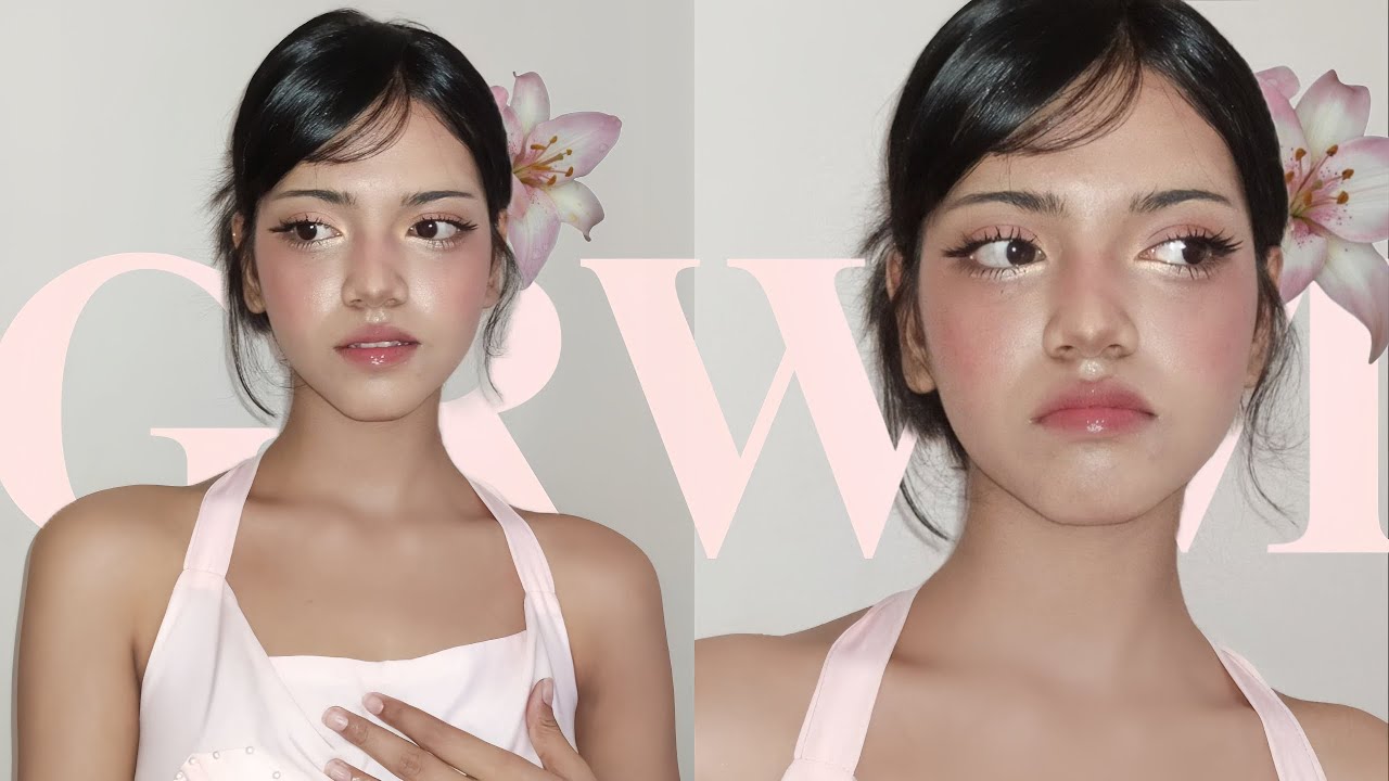 GRWM: JAPANESE MAKEUP TUTORIAL ON BROWN SKIN