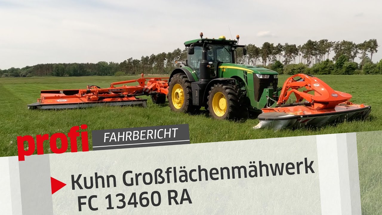 Kuhn Großflächen-Mähkombination FC 13460 RA | profi #Fahrbericht