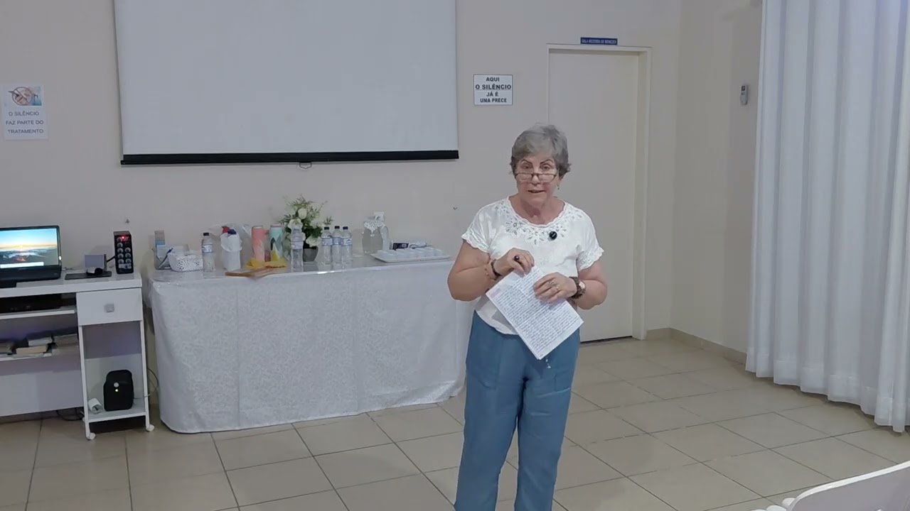 Preleção da  Elisabeth.  TEMA: A Casa sobre a Rocha. Em 11/02/2026.