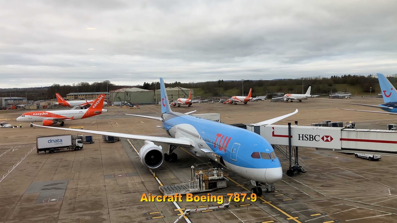 TUI FLIGHT  TOM 066 LONDON GATWICK TO MONTEGO BAY, JAMAICA  30.1.2024