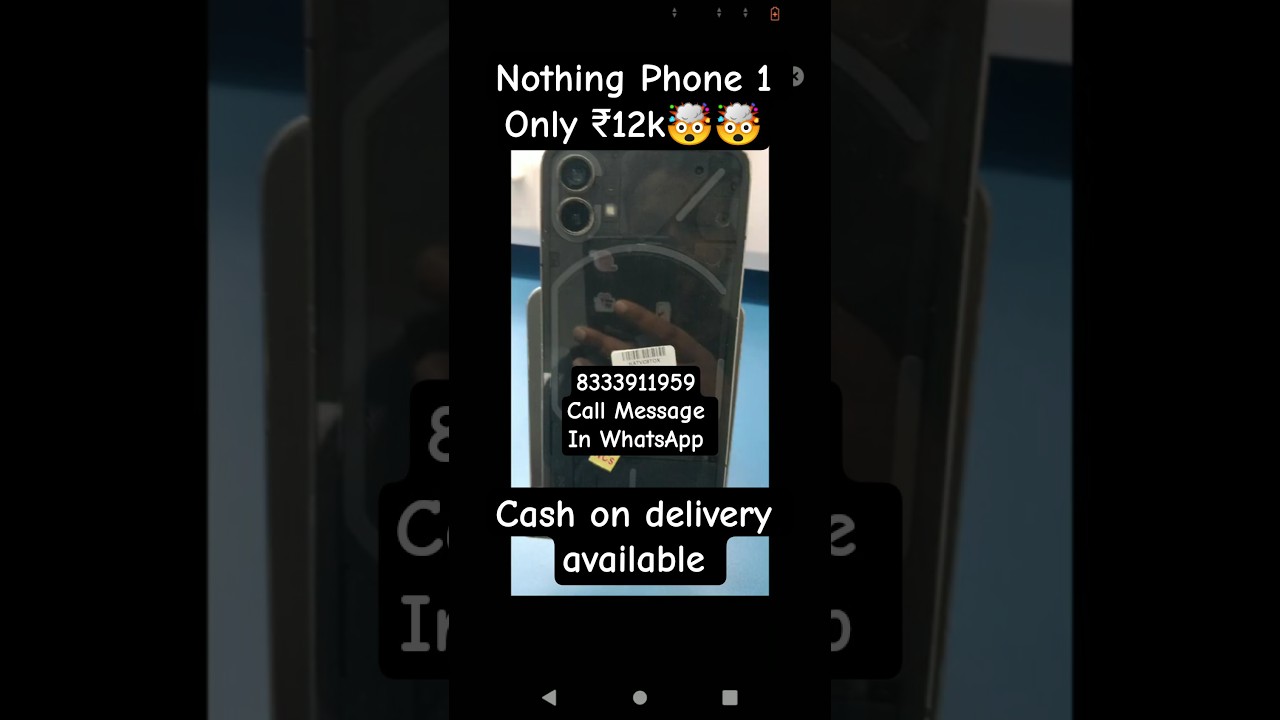 Cashify SuperSale Nothing Phone 1 ₹12K🤯Only #cashify #cashifysupersale #supersale #nothingphone1