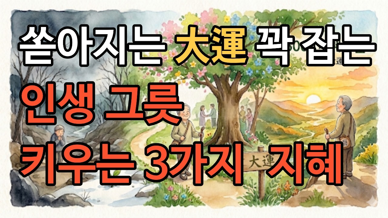 [주역 대운 4편] 인생 그릇 키우는 3가지 지혜     [쏟아지는 대운을 절대 놓치지 않는 비법]