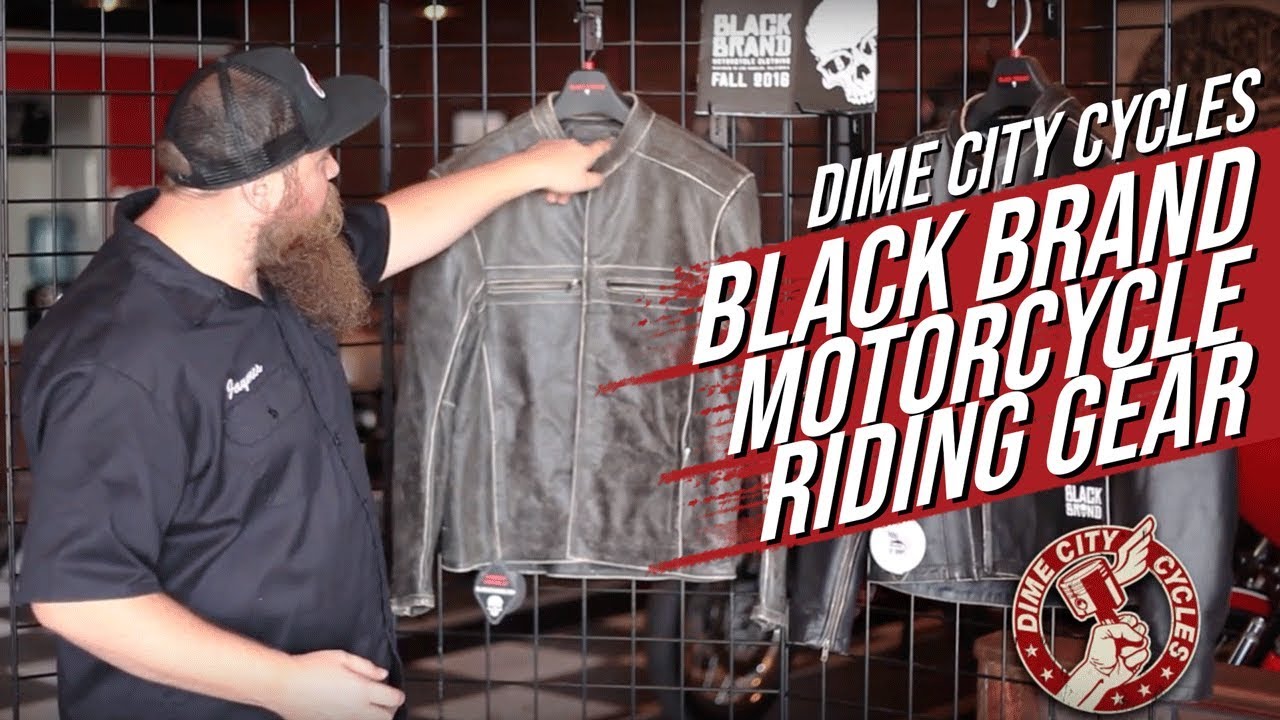 Black Brand Motorcycle Riding Gear - Dime City Cycles