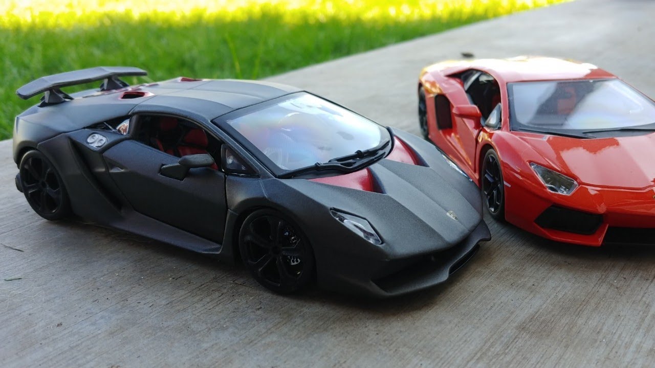 DIECAST UNBOXING OF LAMBORGHINI SESTO ELEMENTO 1/24 scale Diecast Model Car by Bburago