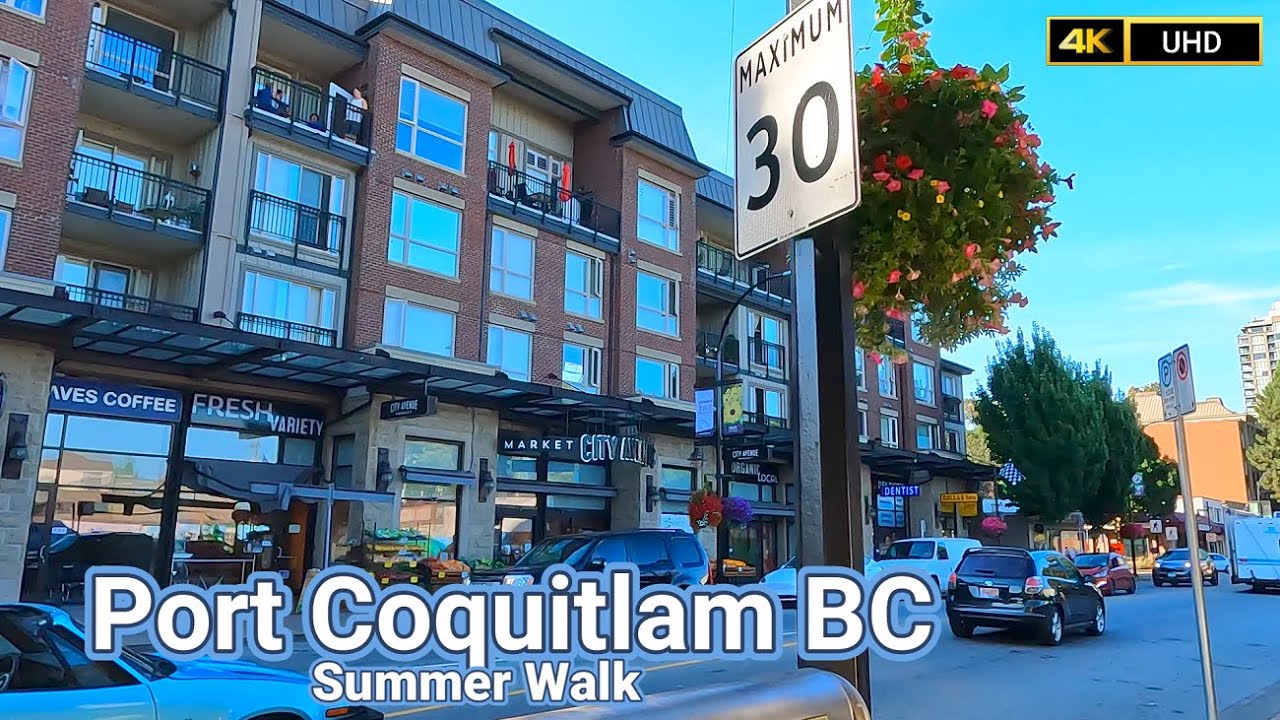 Port Coquitlam Summer Walk 4K