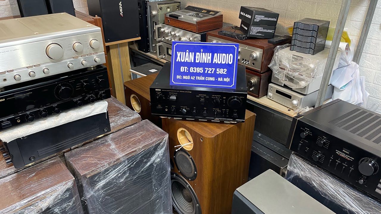 Toàn Amply Bãi Đẹp Mời Các Bác, Amply Sansui 607xdecade, Amply Sansui 607KX, Amply Denon 880D.