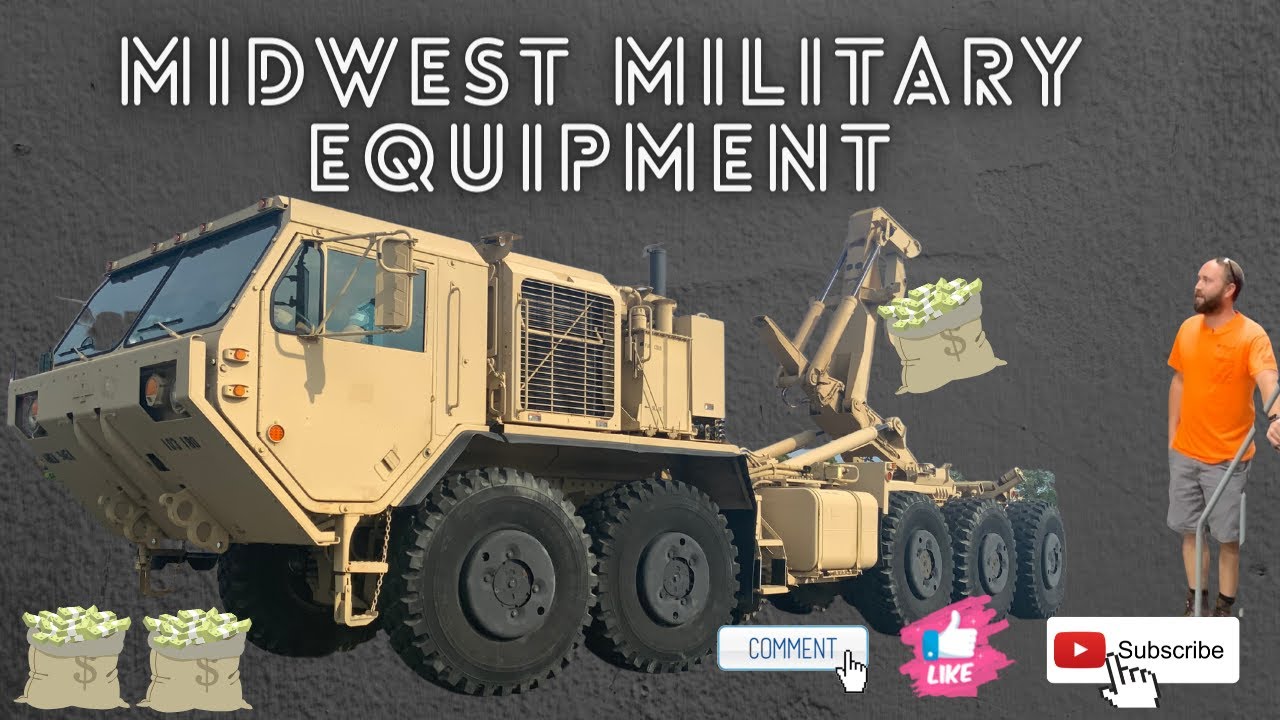 Come Take A Ride In This RARE M1075A1 10x10 Hook N Lift Military Truck!