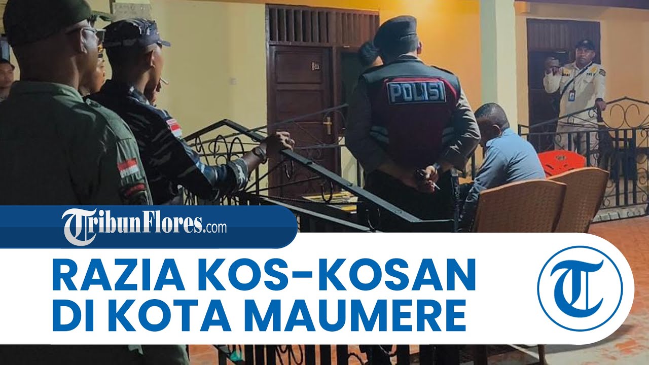 Rumah Kos di Kota Maumere Sikka Disalahgunakan untuk Mesum, Tim Gabungan Lakukan Razia Besar-besaran