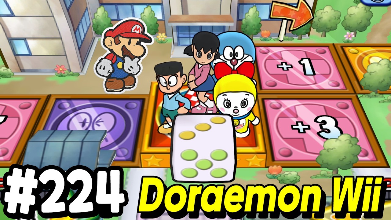 Doraemon Wii (ドラえもん Wii ) - Himitsu Dougu-ou Ketteisen! Walkthrough Part 224 Hard CPU | Alexgaming