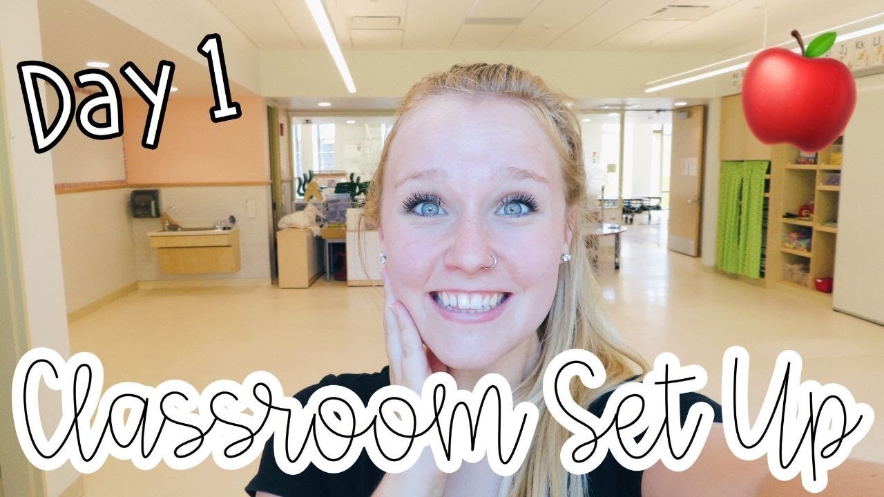 CLASSROOM SET UP 2019! | FIRST YEAR TEACHER CLASSROOM SET UP DAY 1 VLOG! | KINDERGARTEN CLASSROOM