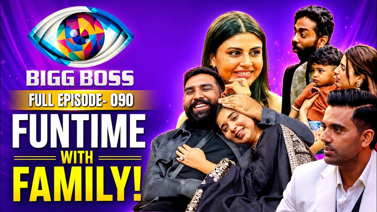 Bigg Boss 19 | Full Episode - 90 | Funtime with Family! | Colors TV