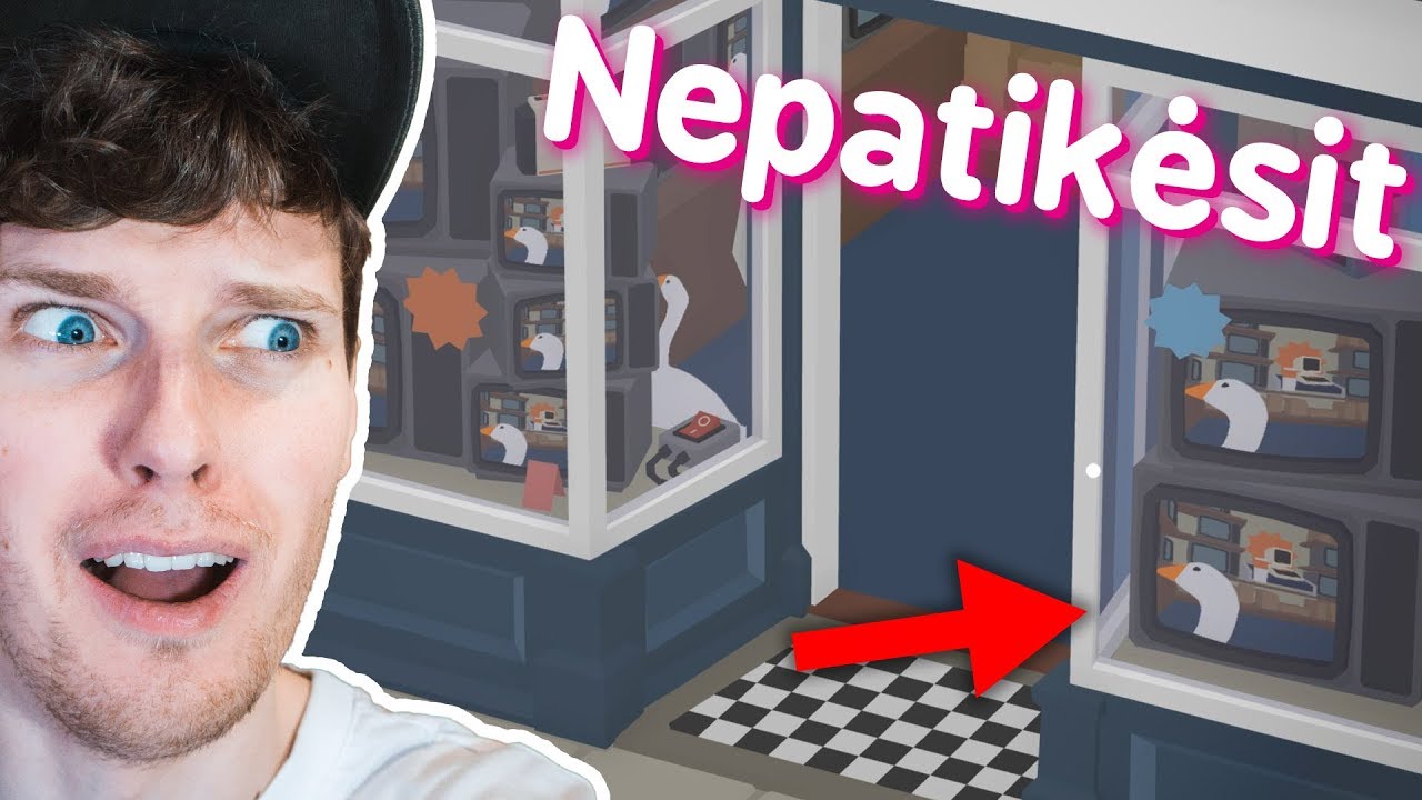 MANE RODO PER TELIKĄ!!! (Untitled Goose Game #3) | Vėjas | Pildyk ofisas